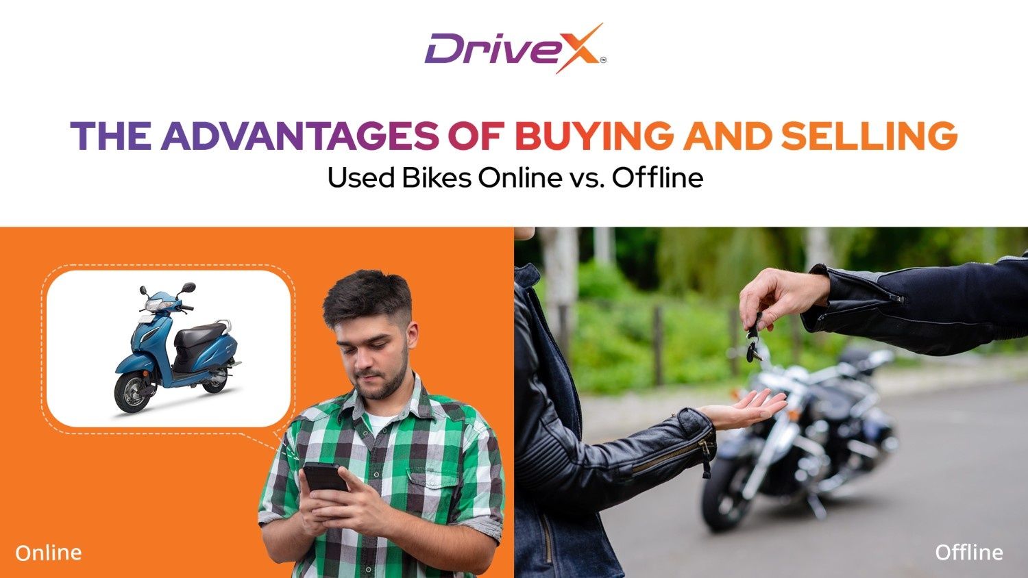 Advantages of Buying and Selling Used Bikes Online vs. Offline cover